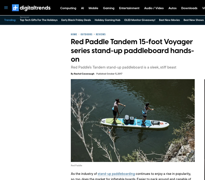 Red Paddle Tandem 15-Foot Voyager Series Stand-Up Paddleboard: Hands-On Review